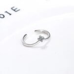 Anillo De Circón Compromiso – S925