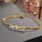 Pulsera De Latido Dorado