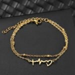 Pulsera De Latido Dorado