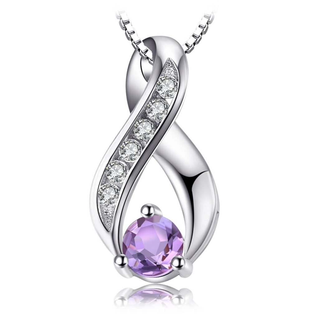 Collar Purple Harmony – Plata Esterlina