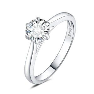 Anillo Moissanite Grace - Plata Esterlina