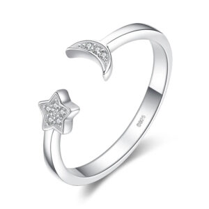 Anillo Moonlight Star - Plata Esterlina