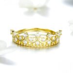 Anillo Golden Crown - Chapa De Oro 18k