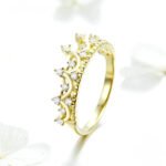 Anillo Golden Crown - Chapa De Oro 18k