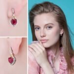 Aretes Red Romance - Plata Esterlina