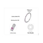 Anillo Pink Eternity - Plata Esterlina