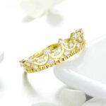 Anillo Golden Crown - Chapa De Oro 18k