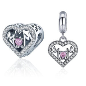 Dije Mother’s Heartbeat - Plata Esterlina