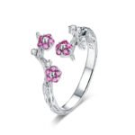 Anillo Flower Branch - Plata Esterlina