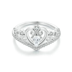Anillo Celestia Heart - Plata Esterlina