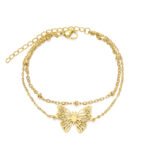 Pulsera De Mariposa Dorada