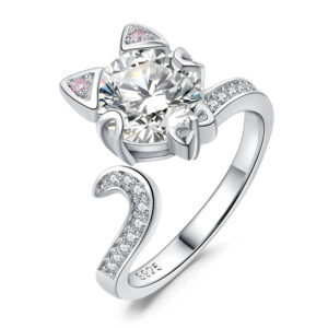 Anillo Kitty Shine - Plata Esterlina