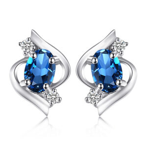 Aretes Azure Flame - Plata Esterlina