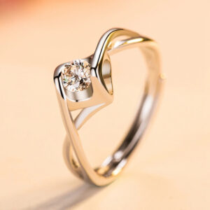 Anillo Golden Curve - Plata Esterlina