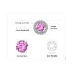 Aretes Rose Glow - Plata Esterlina