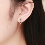 Aretes Noir Shine - Plata Esterlina