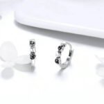 Aretes Noir Shine - Plata Esterlina