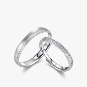 Anillos De Pareja Matrimonio - Plata Esterlina