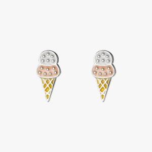 Aretes Pink Ice - Plata Esterlina