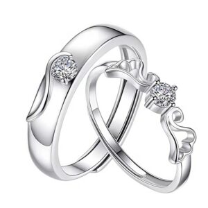 Anillos De Pareja Matrimonio - Plata Esterlina