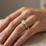 Anillo Velora Gold Moissanita - Oro14k