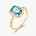 Anillo Royal Aquamarine - Oro14k