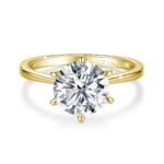 Anillo Velora Gold Moissanita - Oro14k