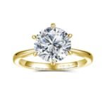 Anillo Velora Gold Moissanita - Oro14k