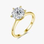 Anillo Velora Gold Moissanita - Oro14k