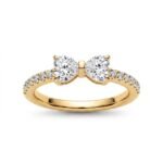 Anillo Golden Duet – Chapa De Oro 18k