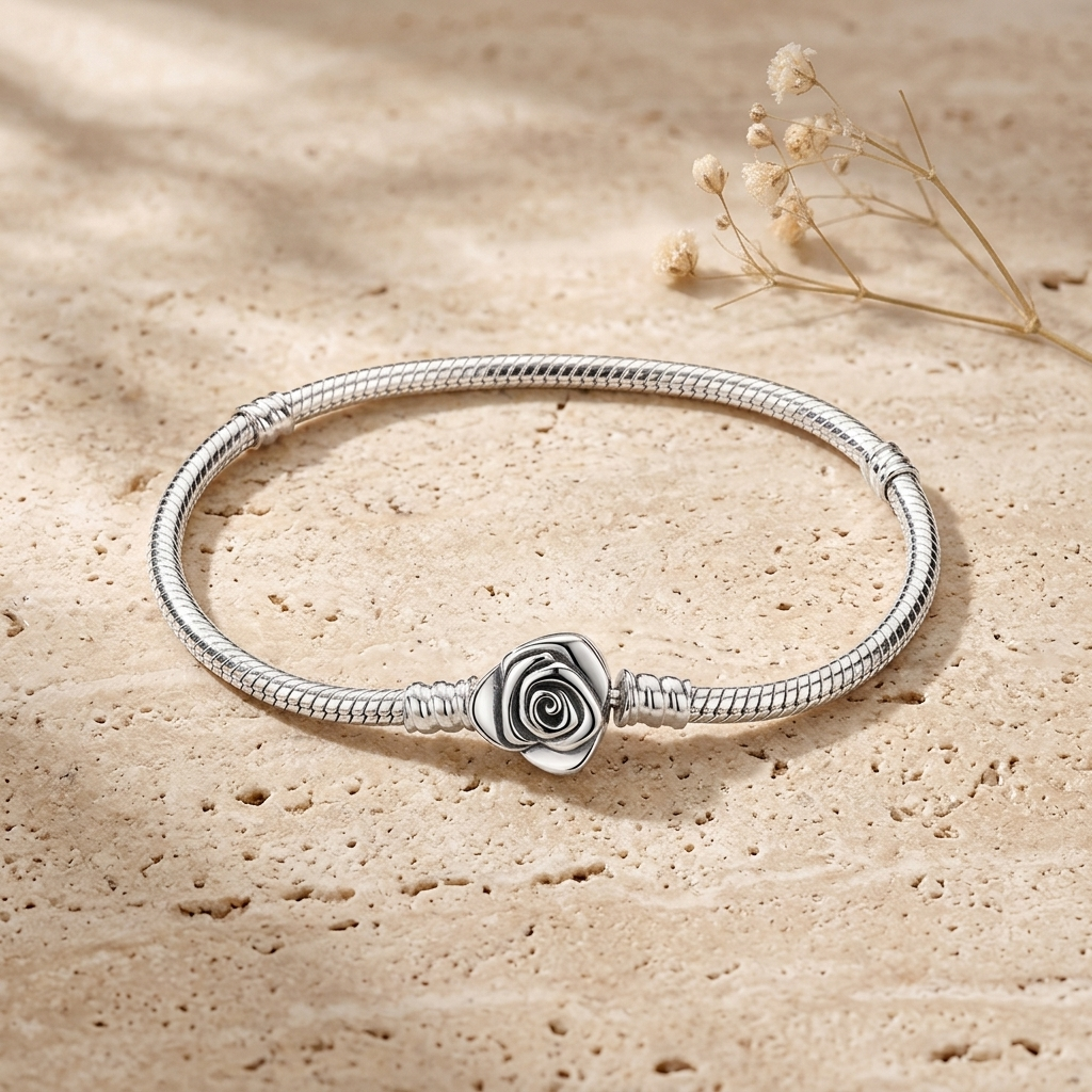 Pulsera Spiral Grace – Plata Esterlina - Detalle